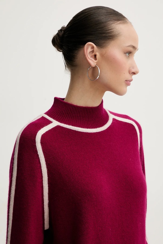 FROM FUTURE sweter kaszmirowy różowy WPM02443
