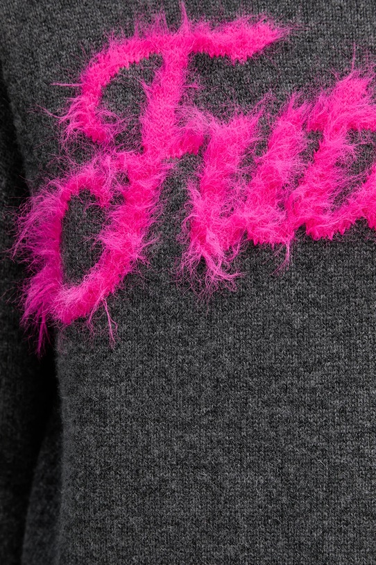 FROM FUTURE sweter kaszmirowy WPM03338 szary