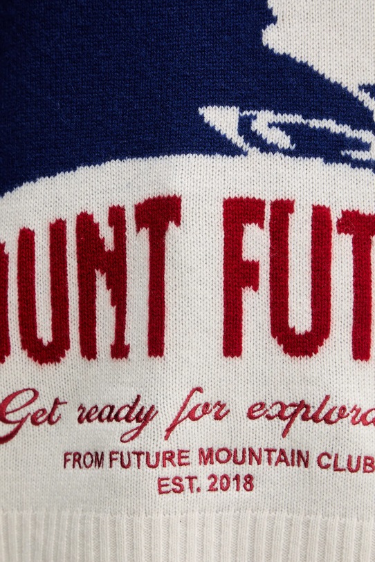 FROM FUTURE sweter kaszmirowy WPR03328 beżowy