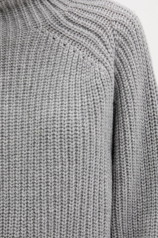 La Mania pulover de lână ONDA ONDA gri