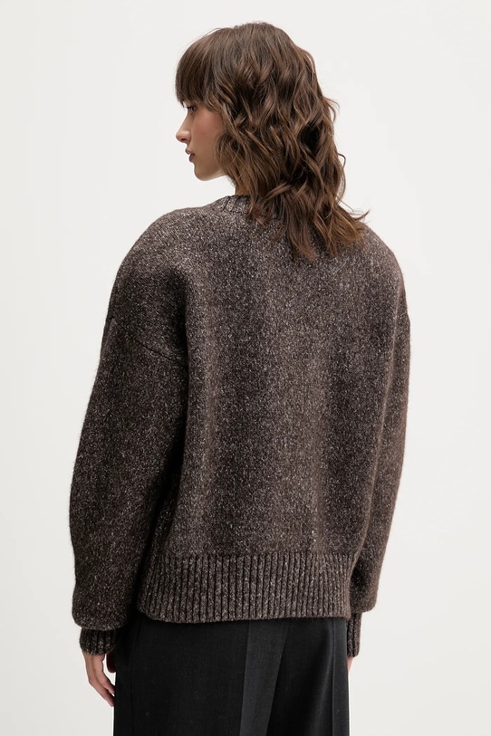 Odzież La Mania sweter z dodatkiem wełny THEIA THEIA brązowy