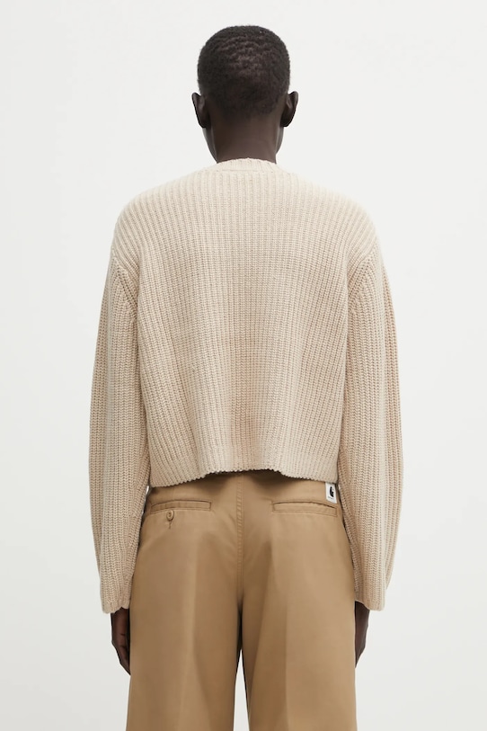 Clothing Carhartt WIP wool blend sweater W' Mira Sweater I035382.2LPXX beige