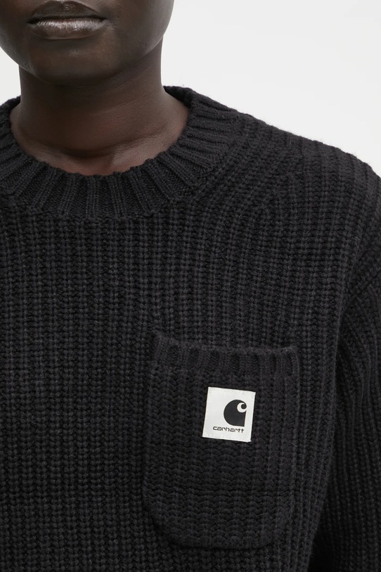Carhartt WIP sweter z domieszką wełny W' Mira Sweater czarny I035382.89XX