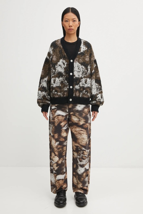 Kardigan s prímesou vlny Carhartt WIP W' Merlin Cardigan I035417.38XXX viacfarebná