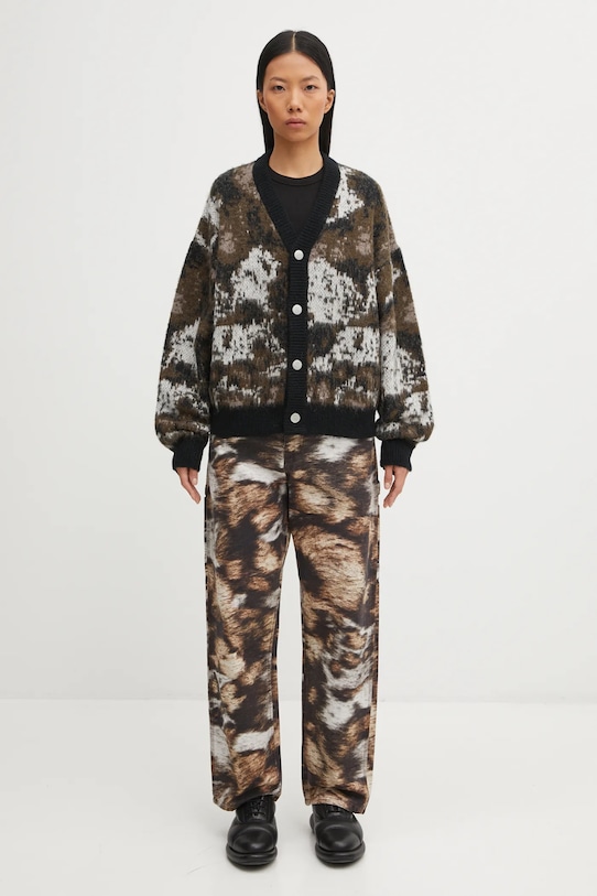 Carhartt WIP kardigan z dodatkiem wełny W' Merlin Cardigan I035417.38XXX multicolor