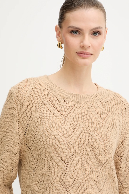 Morgan sweter beżowy MAMA