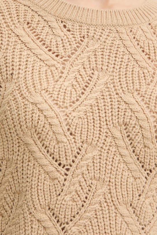 Morgan sweter MAMA beżowy