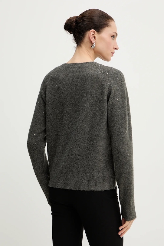 Одяг Светр з домішкою вовни Morgan MFETE сірий