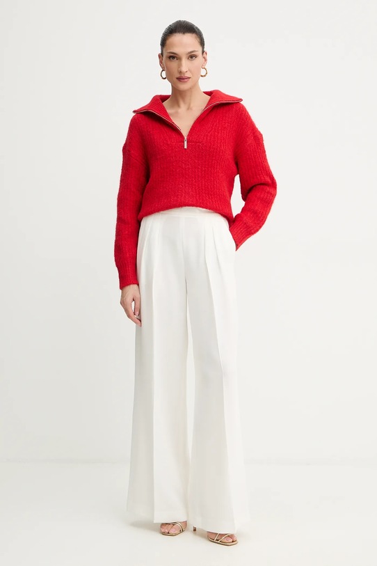 Morgan sweter MFLAMI czerwony SS26