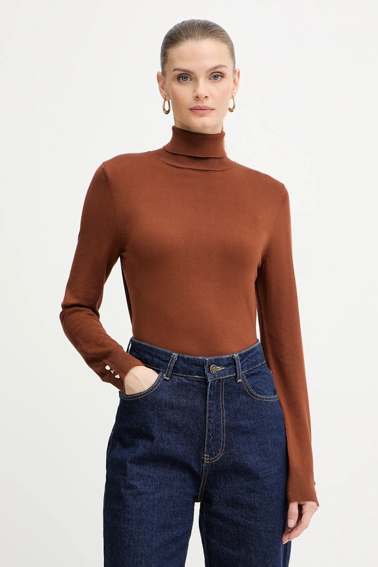 Morgan sweter pozostałe brązowy MFLORIA