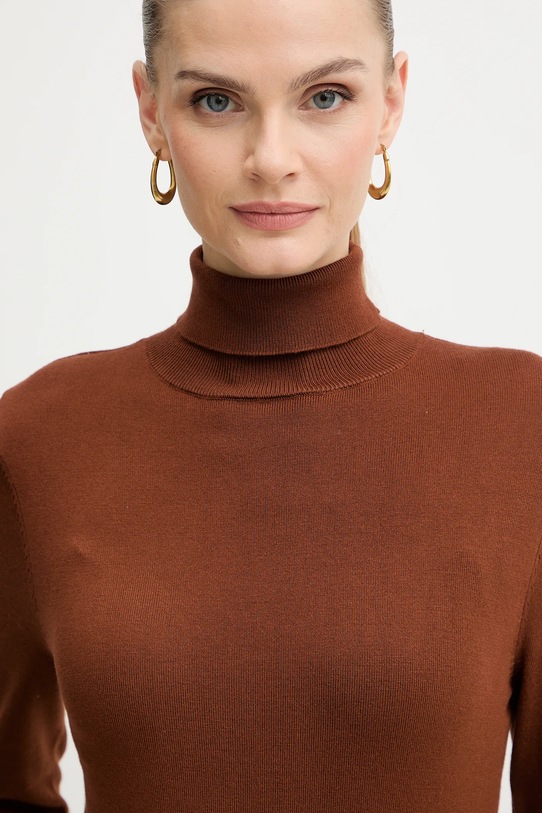 Morgan sweter brązowy MFLORIA