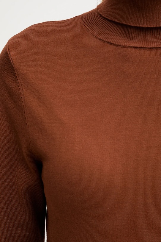 Morgan sweter MFLORIA brązowy