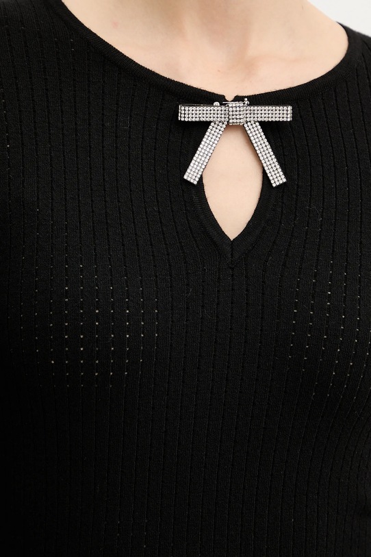 Morgan sweter MNODI czarny