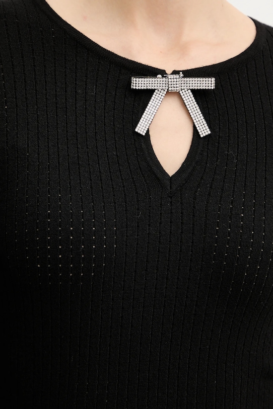 Morgan sweter MNODI czarny