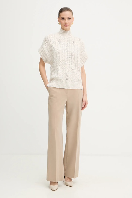 Morgan sweter MPIKI beżowy SS26