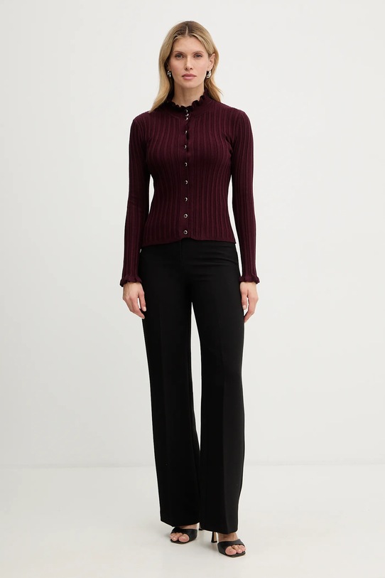 Morgan kardigan MUOLI bordowy AW25