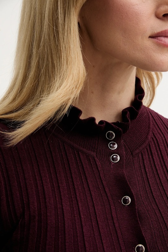 Morgan kardigan MUOLI bordowy