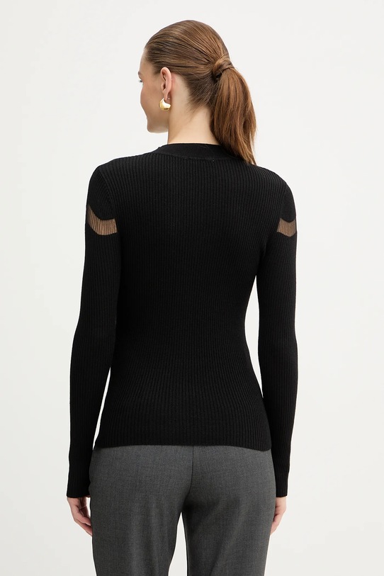 Odzież Morgan sweter z domieszką wełny MVAL czarny