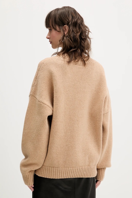 Odzież Rotate sweter wełniany 1147631753 beżowy
