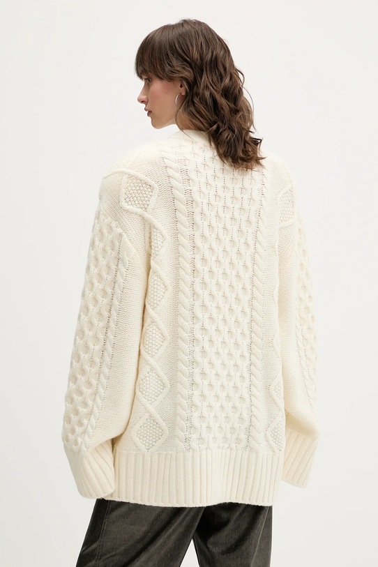 Odzież Rotate sweter z dodatkiem wełny 114301857 beżowy