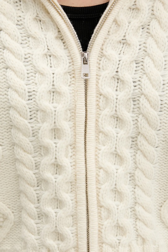 Rotate sweter z dodatkiem wełny 114302857 beżowy