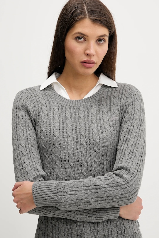 Πουλόβερ Hollister Co. γκρί KI350.5305.112