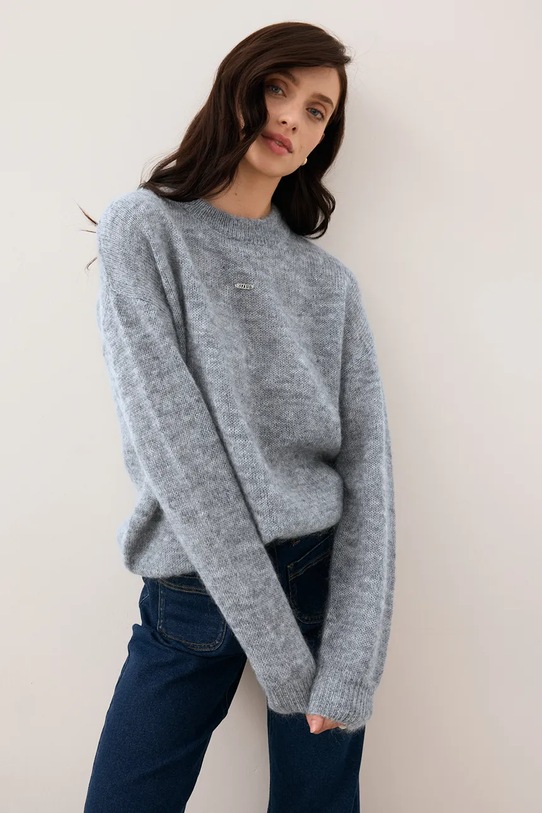 Одежда Свитер с добавлением шерсти Bizuu FAROA FAROA.SZARY серый