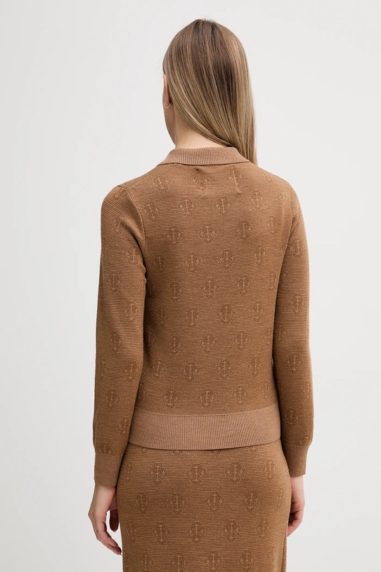 Odzież Gant sweter wełniany 4805400 brązowy