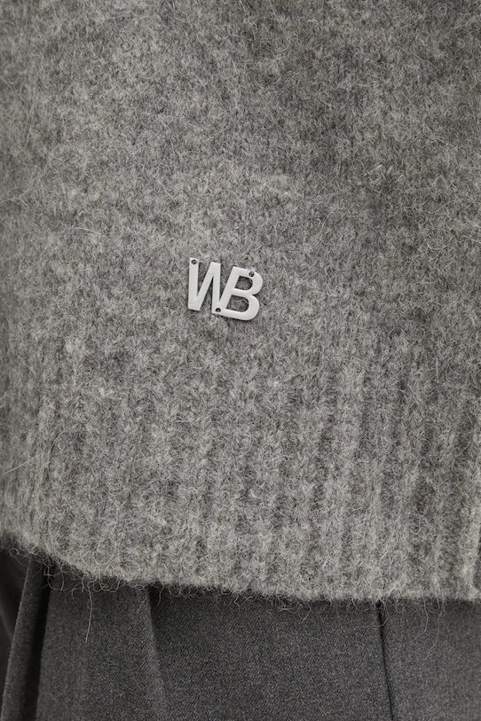 WRSTBHVR sweter z dodatkiem wełny Enci szary U7025GT.2977