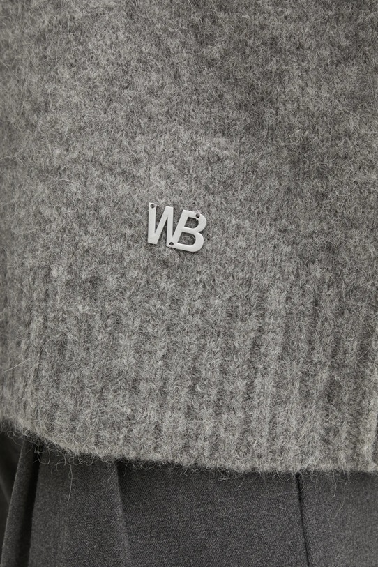 WRSTBHVR sweter z dodatkiem wełny Enci szary U7025GT.2977