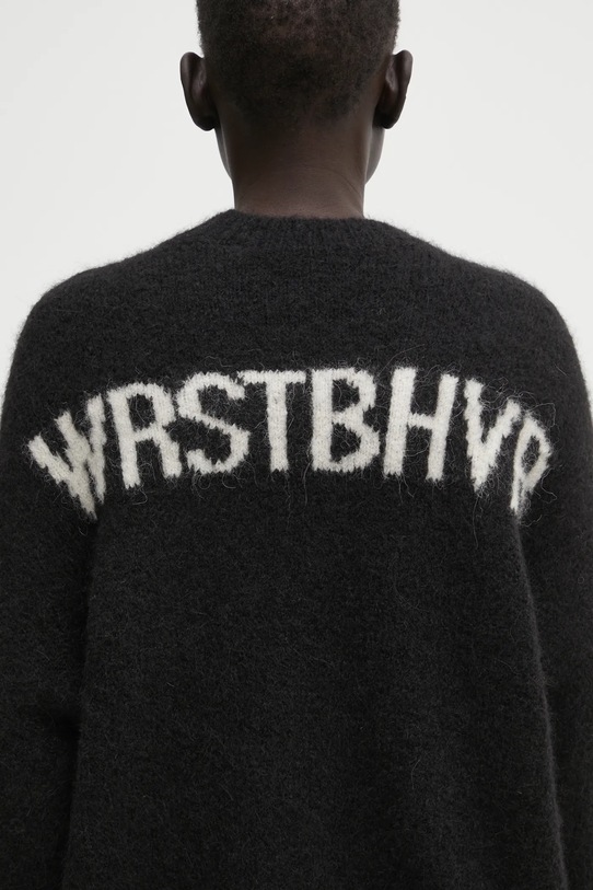 WRSTBHVR sweter z dodatkiem wełny Enci U7025GT.2977 czarny