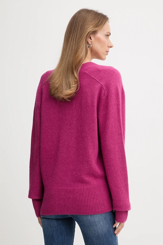 Odzież United Colors of Benetton sweter 11CZD10FD fioletowy