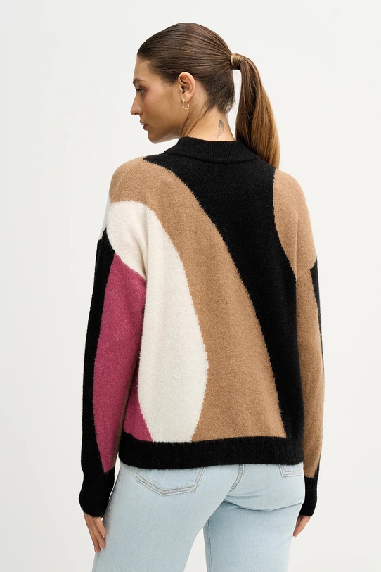 Odzież United Colors of Benetton sweter z dodatkiem wełny 11CZE10ER czarny