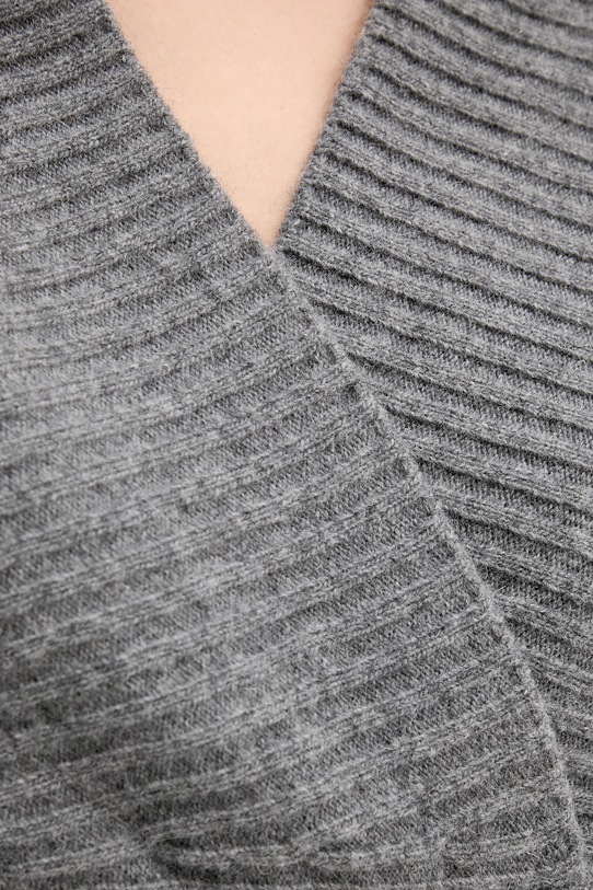 United Colors of Benetton sweter z dodatkiem wełny 1444D403H szary