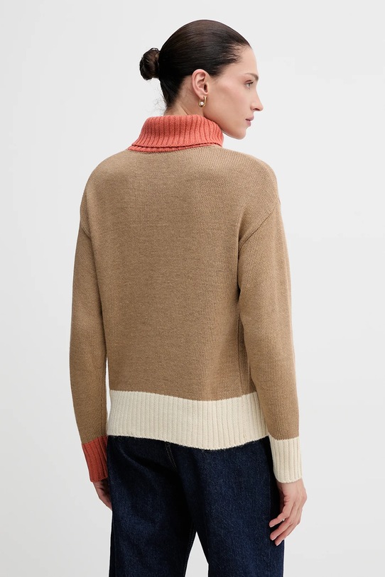 Ruházat United Colors of Benetton pulóver gyapjúkeverékből 16YCE204I bézs