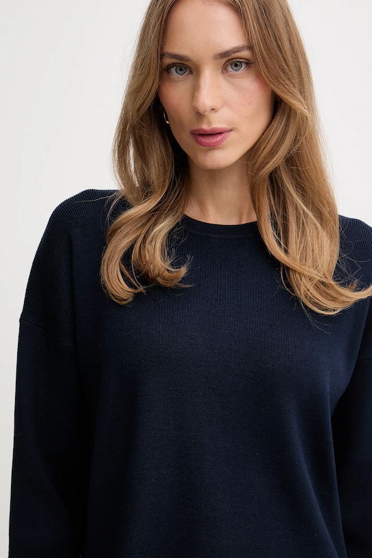 United Colors of Benetton sweter granatowy 17Q3D10F9