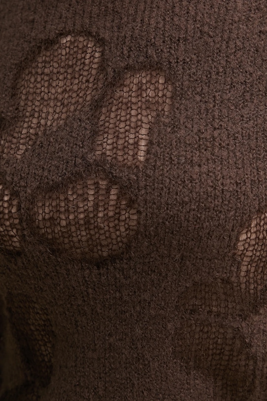 United Colors of Benetton pulover din amestec de lână 18L4E10EV maro