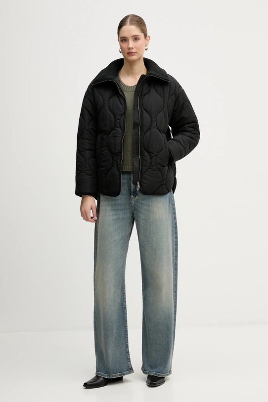 United Colors of Benetton sweter z dodatkiem wełny 191VD10EZ zielony AW25