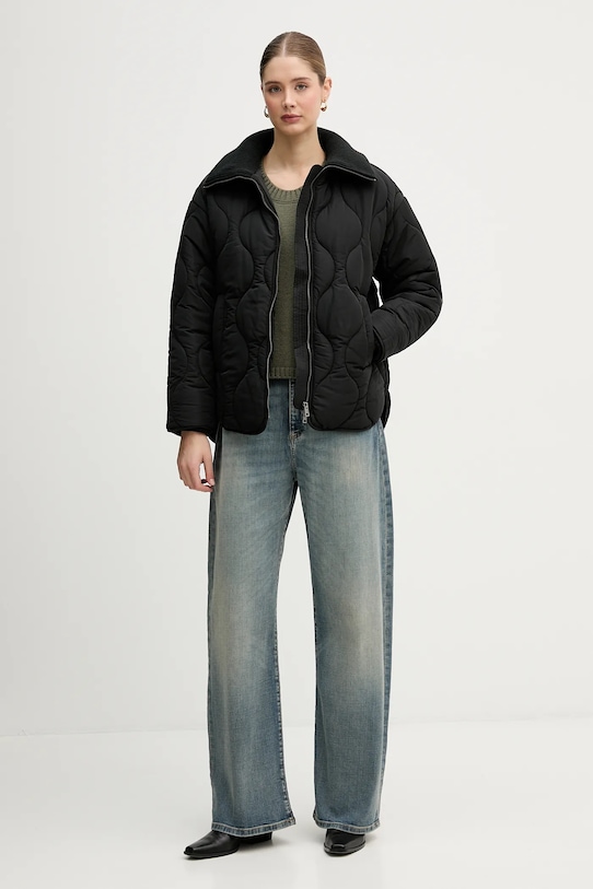 United Colors of Benetton sweter z dodatkiem wełny 191VD10EZ zielony AW25