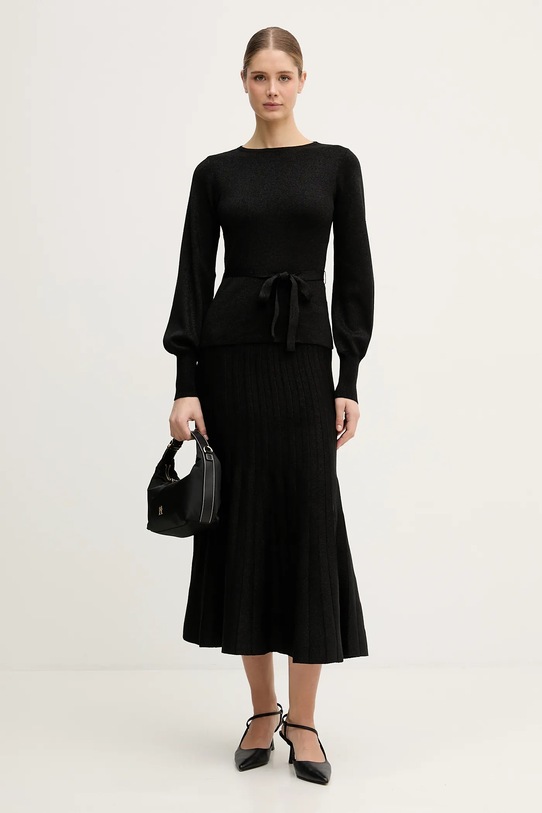 United Colors of Benetton sweter 1EZSD10EY czarny AW25