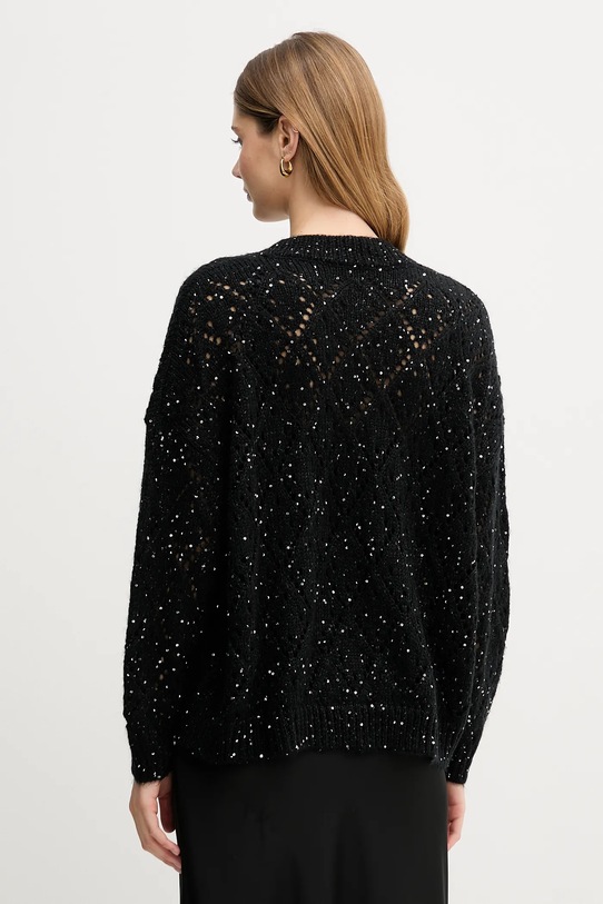 Ρούχα Πλεκτή ζακέτα United Colors of Benetton 1LPRD605A μαύρο
