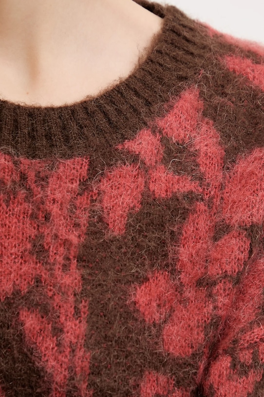 United Colors of Benetton maglione con mohair 1VAAE10F3 marrone