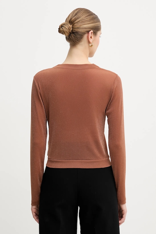 Odzież United Colors of Benetton kardigan 33UXD500Y brązowy