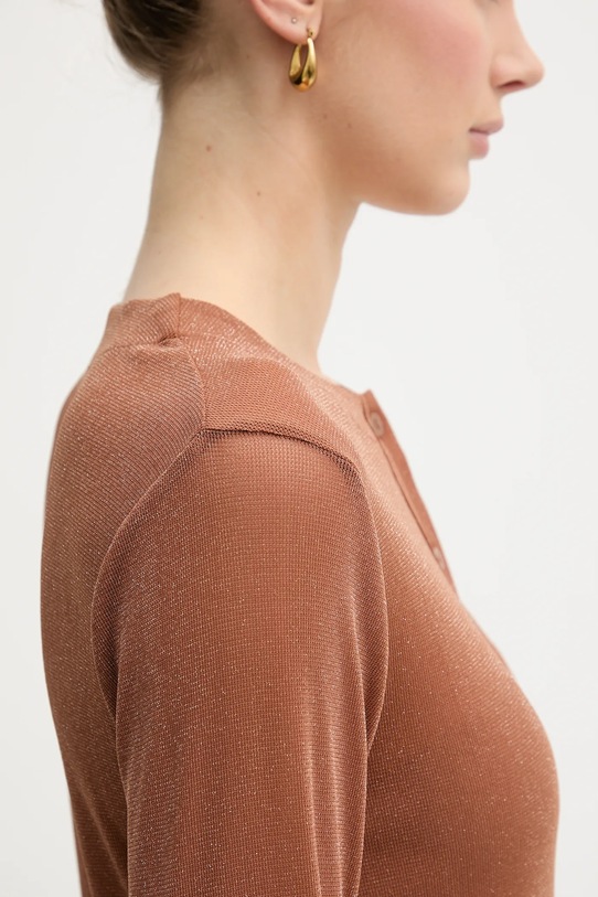 United Colors of Benetton kardigan 33UXD500Y brązowy