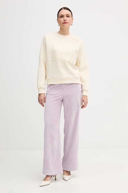 United Colors of Benetton bluza 3MTZD10B6 beżowy AW25