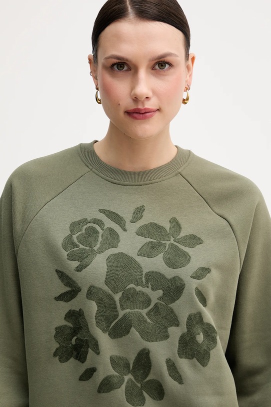 United Colors of Benetton bluza zielony 3MTZD10B6