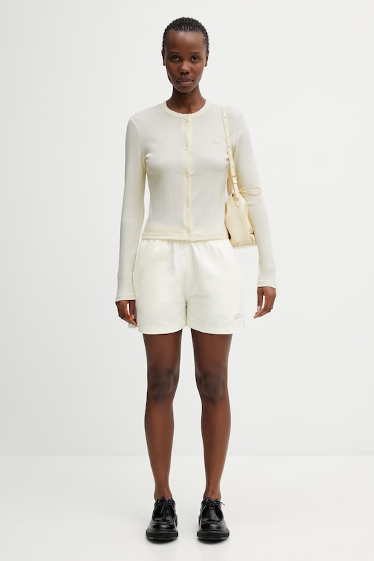 Maison Kitsuné cardigan Ribbed Baby Fox PW00512KJ0134 beige