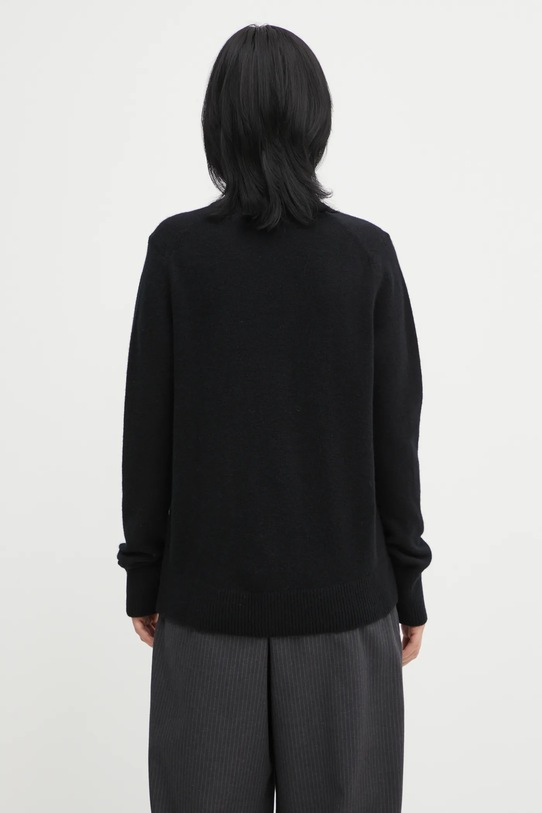 Odjeća Vuneni kardigan Maison Kitsuné Baby Fox Lambswool Boxy PW00501KT1006 crna