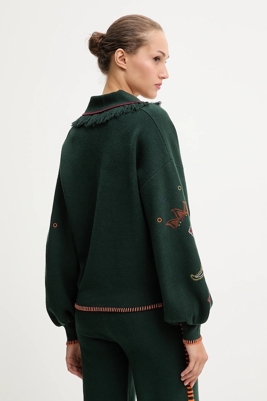 Odzież Never Fully Dressed kardigan NFDKN724 zielony