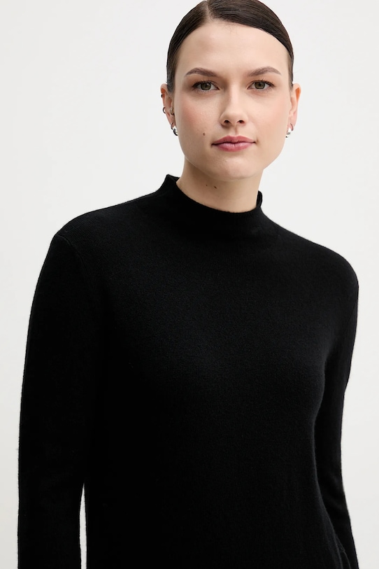 Oblečenie Sveter s prímesou vlny Sisley 122WL202B čierna